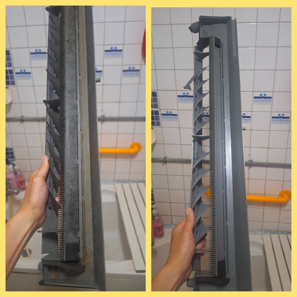 冷氣清潔前後對比