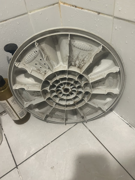 波輪盤拆下清洗