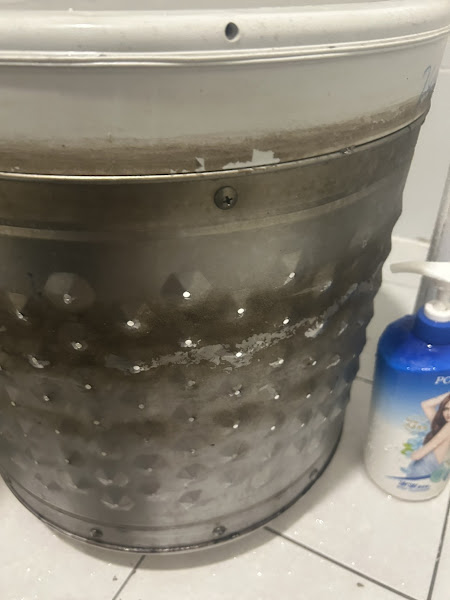 洗衣機外桶嚴重汙垢